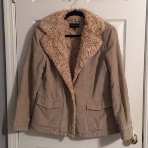 Beige winter jacket